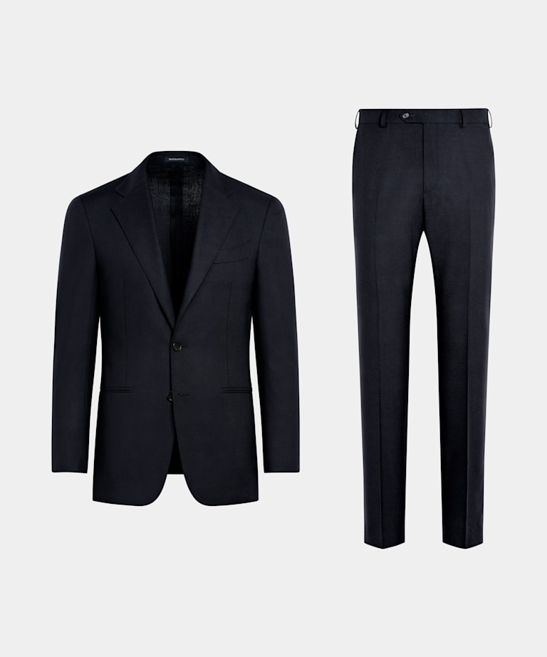 Navy Tailored Fit Havana Suit