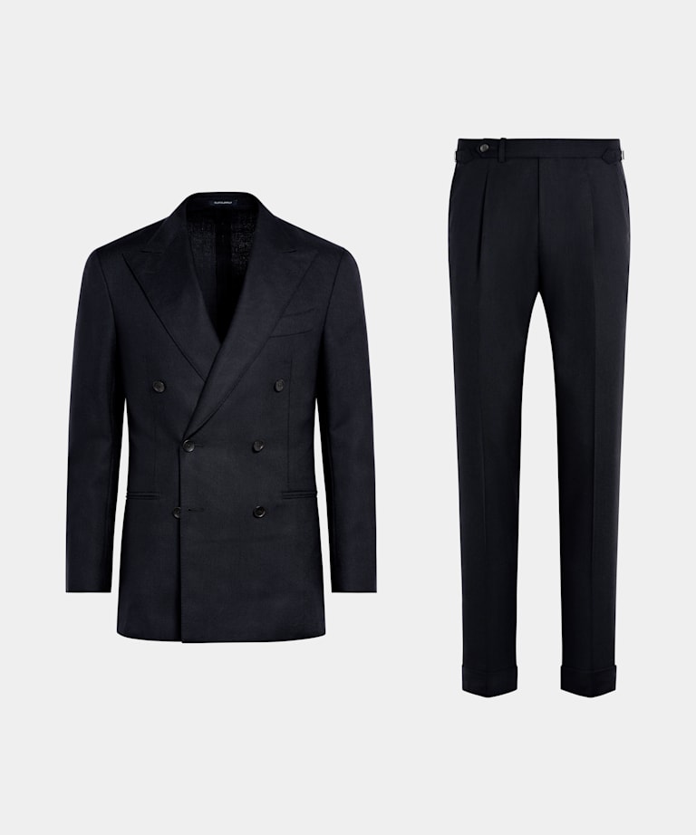 Traje Havana azul marino corte Tailored