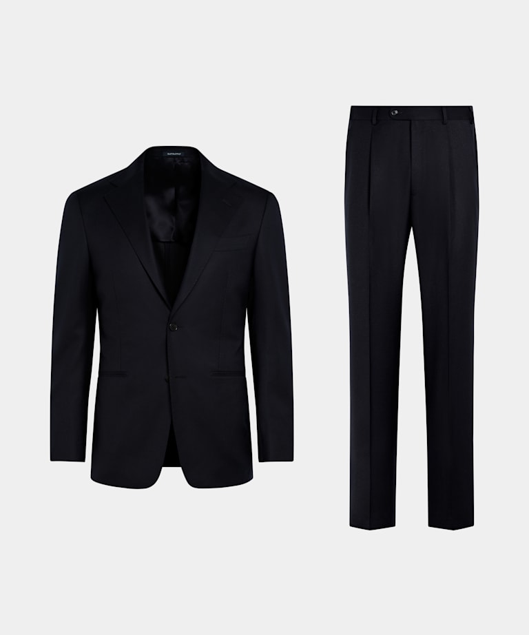 Navy Tailored Fit Havana Suit