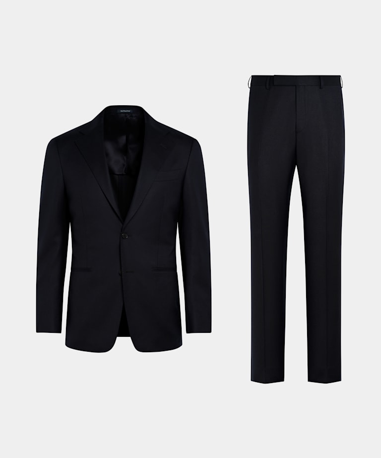Navy Tailored Fit Havana Suit