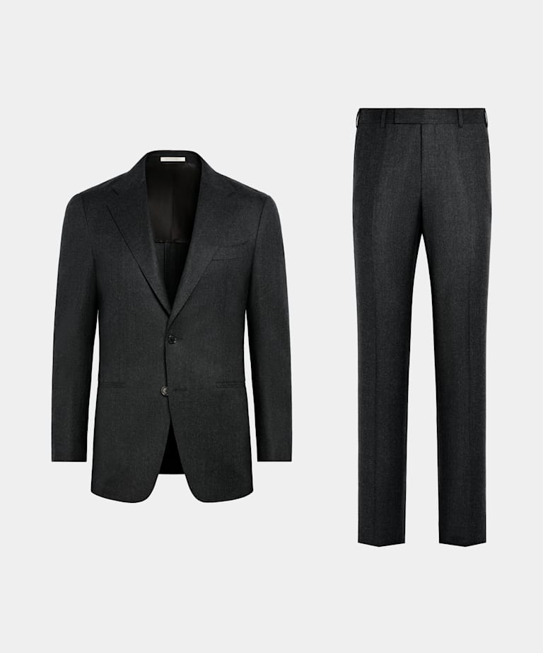 Traje Havana gris oscuro corte Tailored