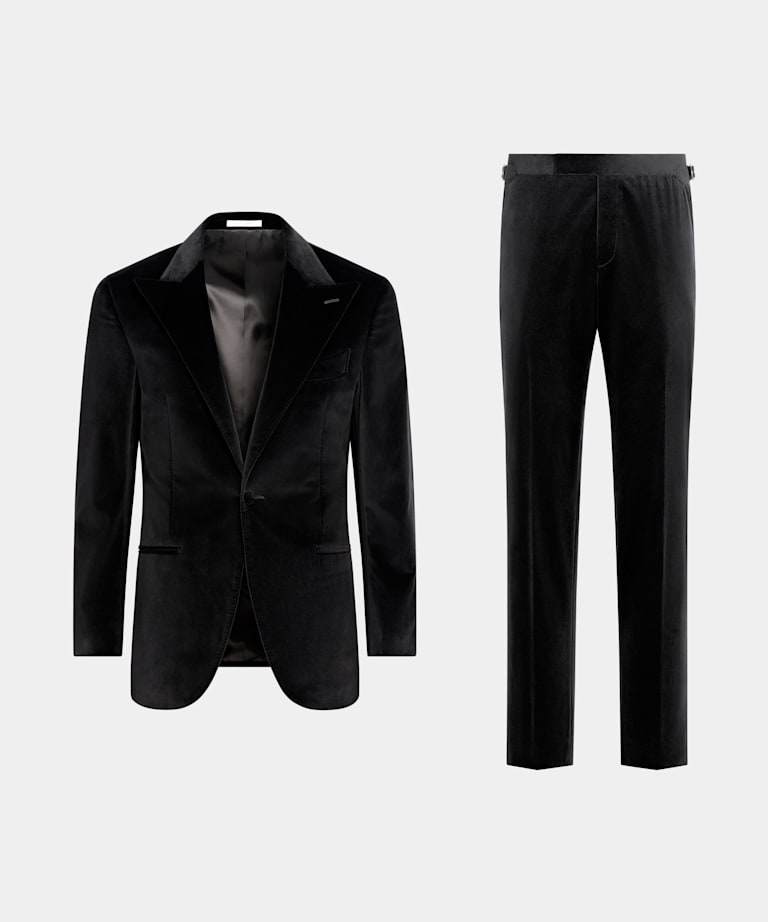 Black Tailored Fit Havana Tuxedo