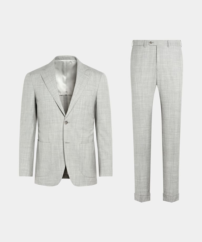 Traje Perennial Havana gris claro corte Tailored
