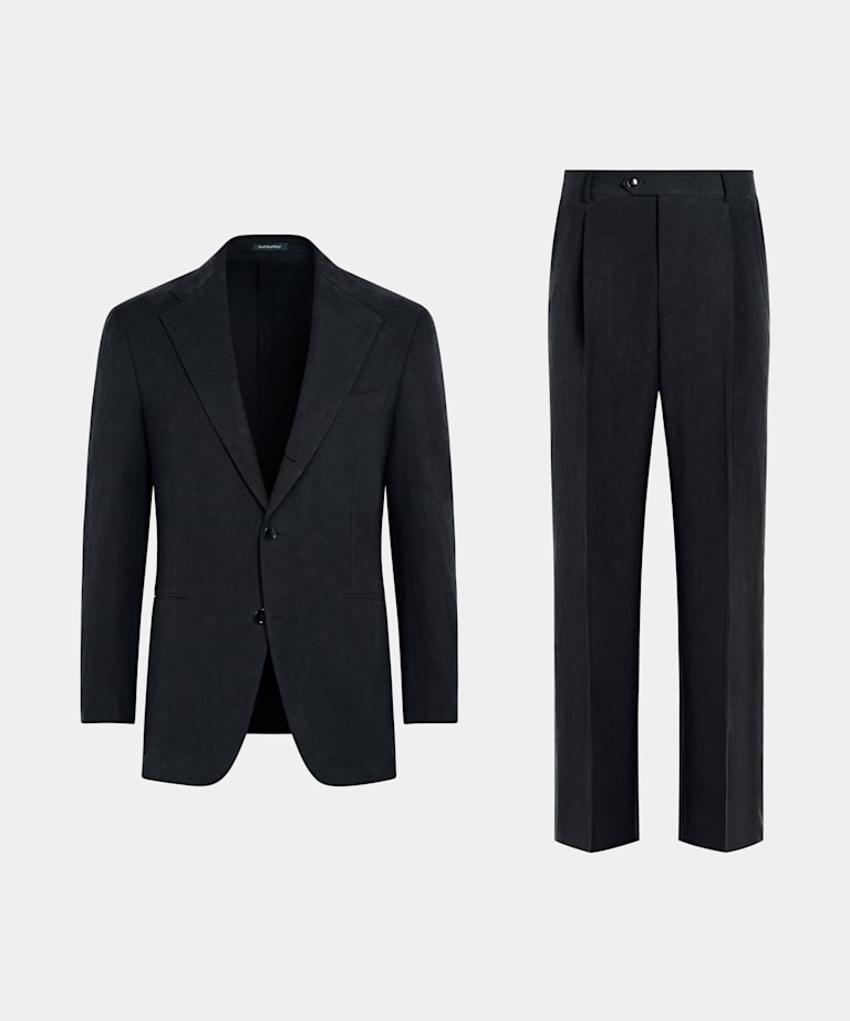 Navy Relaxed Fit Roma Suit