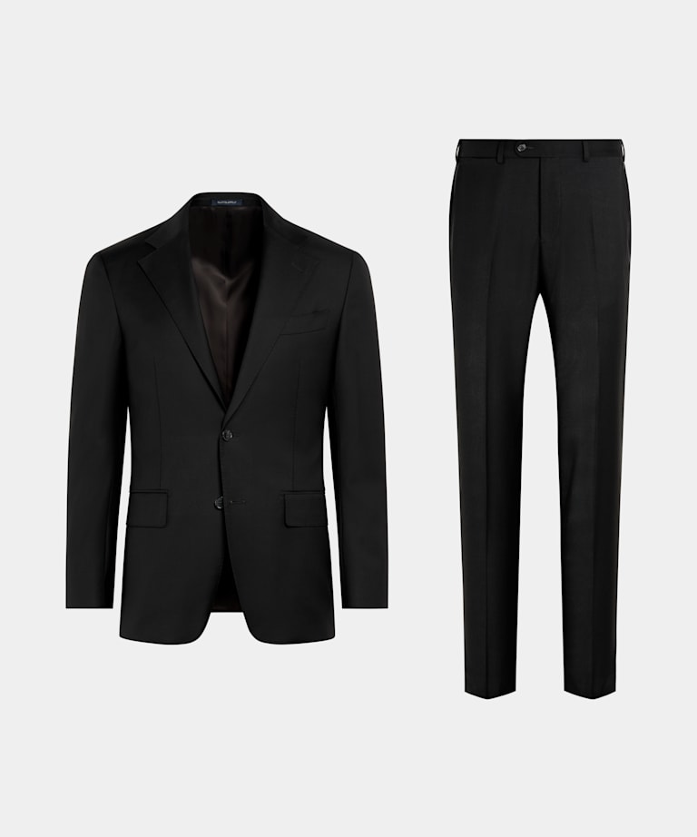 Traje Havana negro corte Tailored