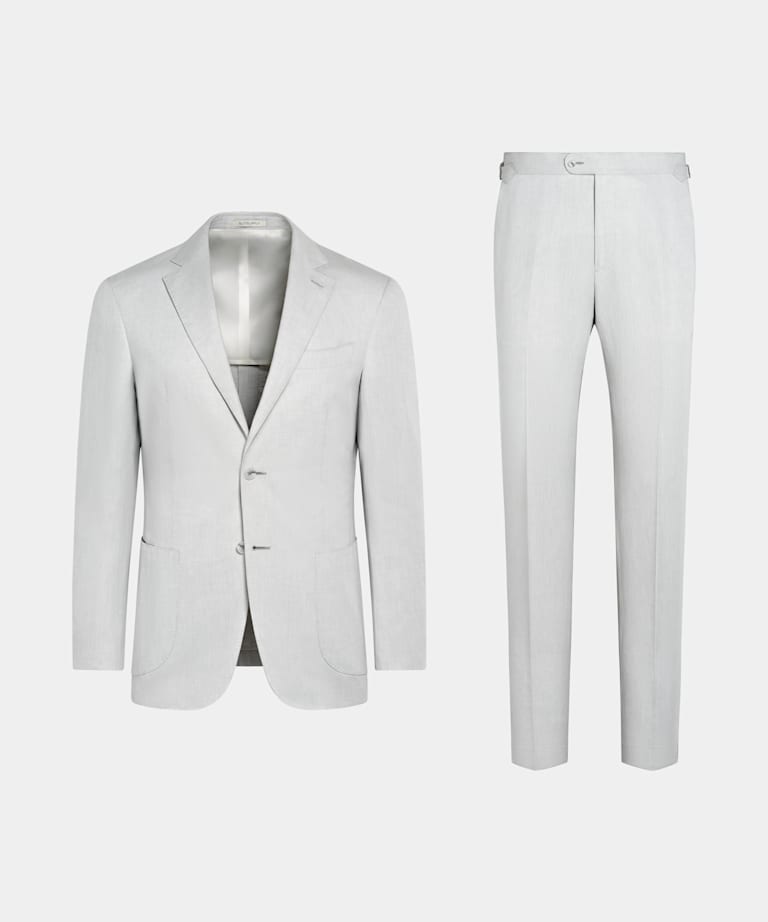  Costume Havana coupe Tailored gris clair