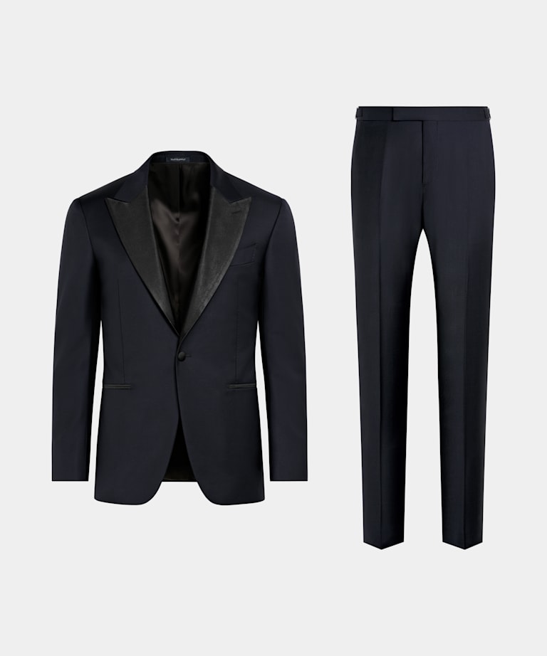 Navy Tailored Fit Havana Tuxedo