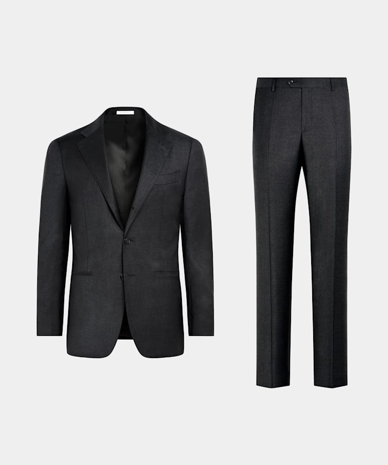 Dark Grey Perennial Tailored Fit Havana Suit