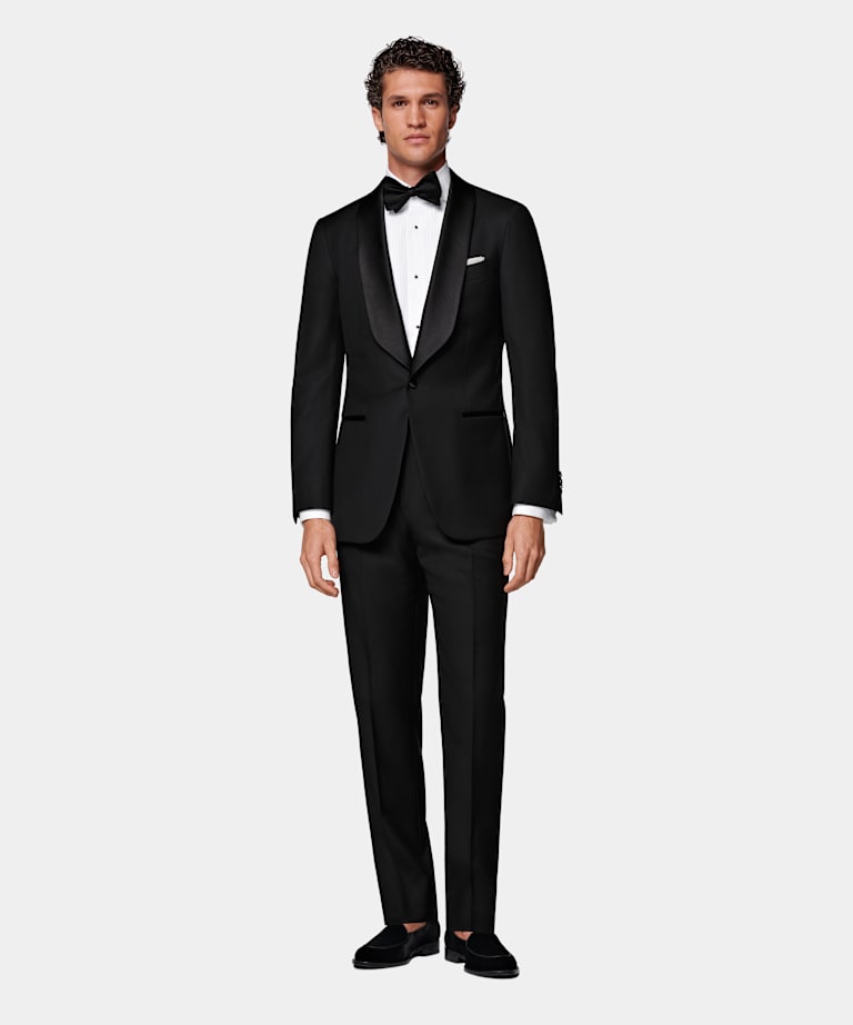 Black Tailored Fit Havana Tuxedo
