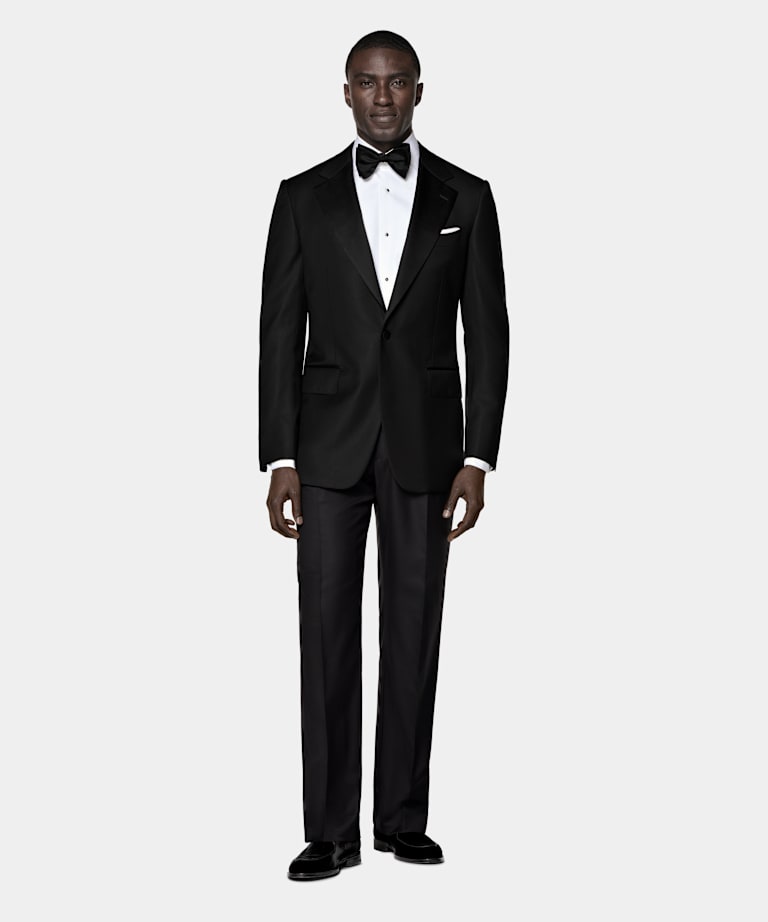 Esmoquin Milano negro corte Tailored