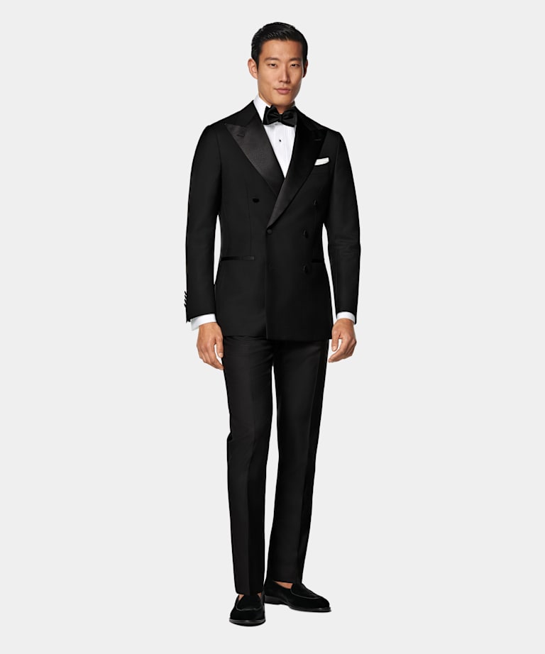 Black Tailored Fit Havana Tuxedo