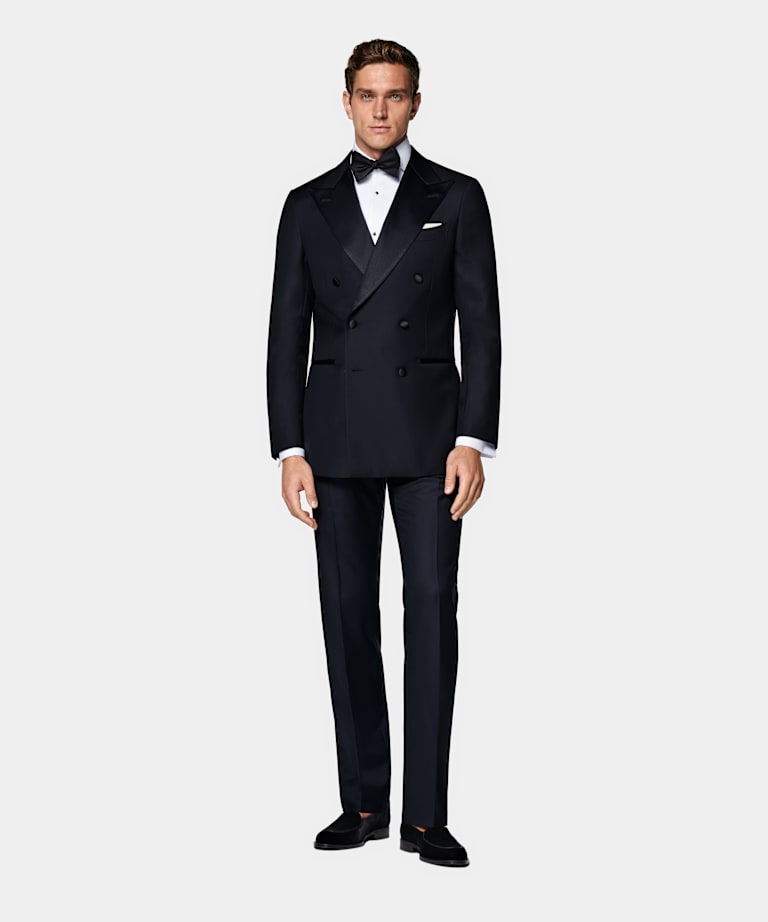 Navy Tailored Fit Havana Tuxedo