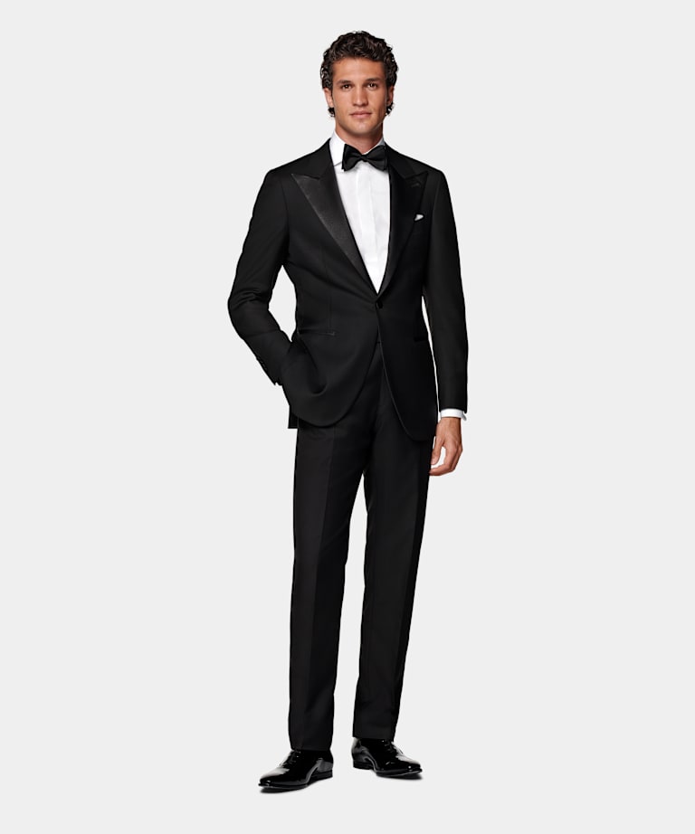 Black Tailored Fit Havana Tuxedo