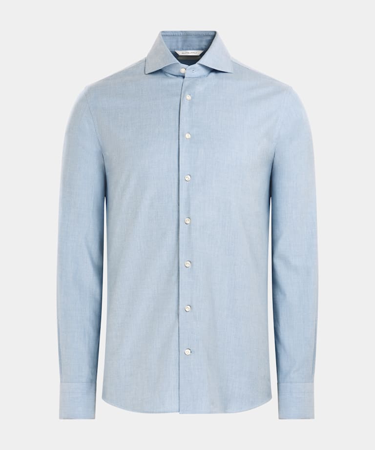 Camisa corte Slim azul claro