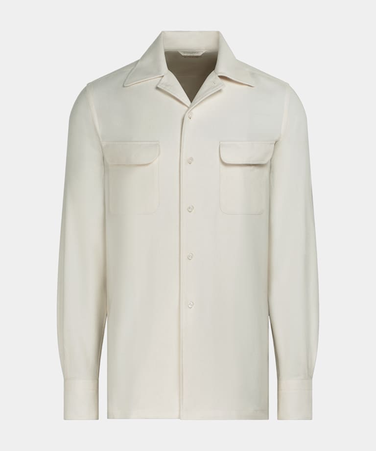 Camisa Safari de color crudo