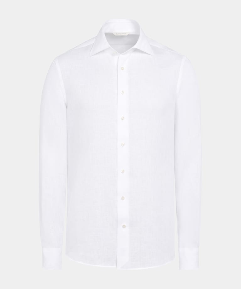White Slim Fit Shirt
