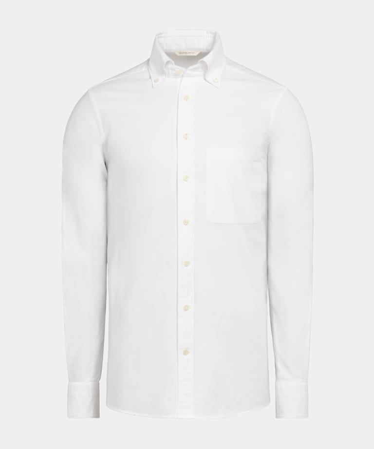 White Oxford Slim Fit Shirt