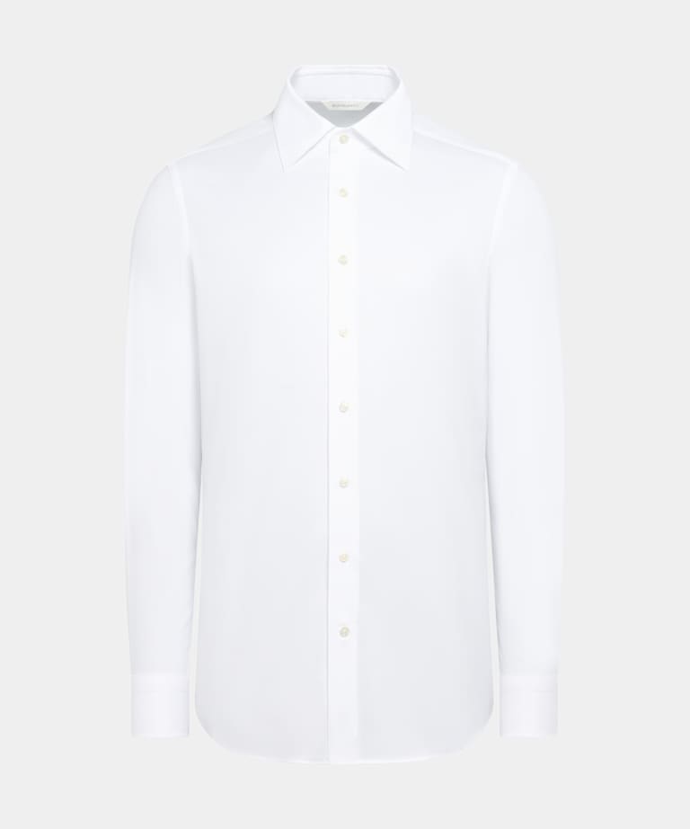 White Classic Collar Shirt
