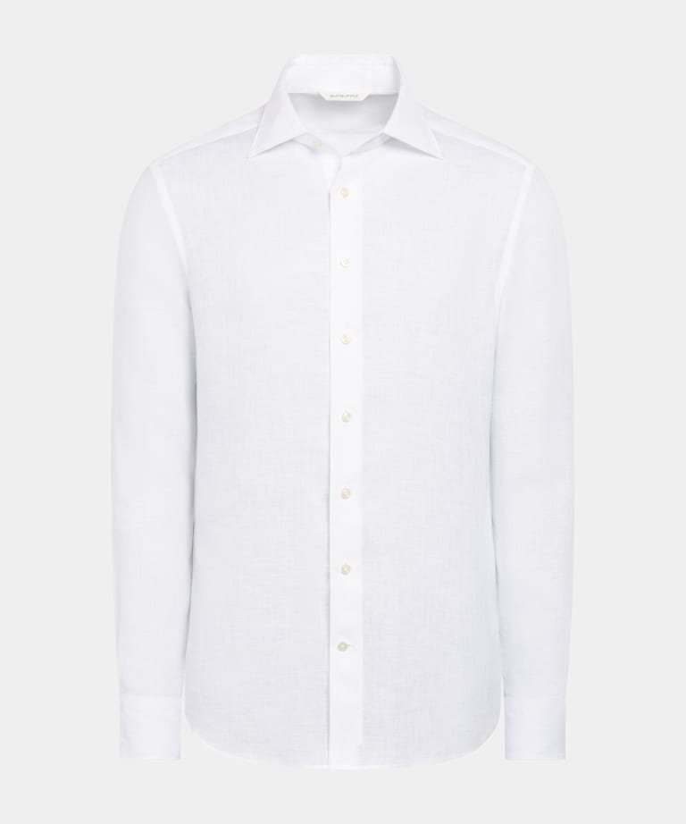 White Tailored Fit Shirt