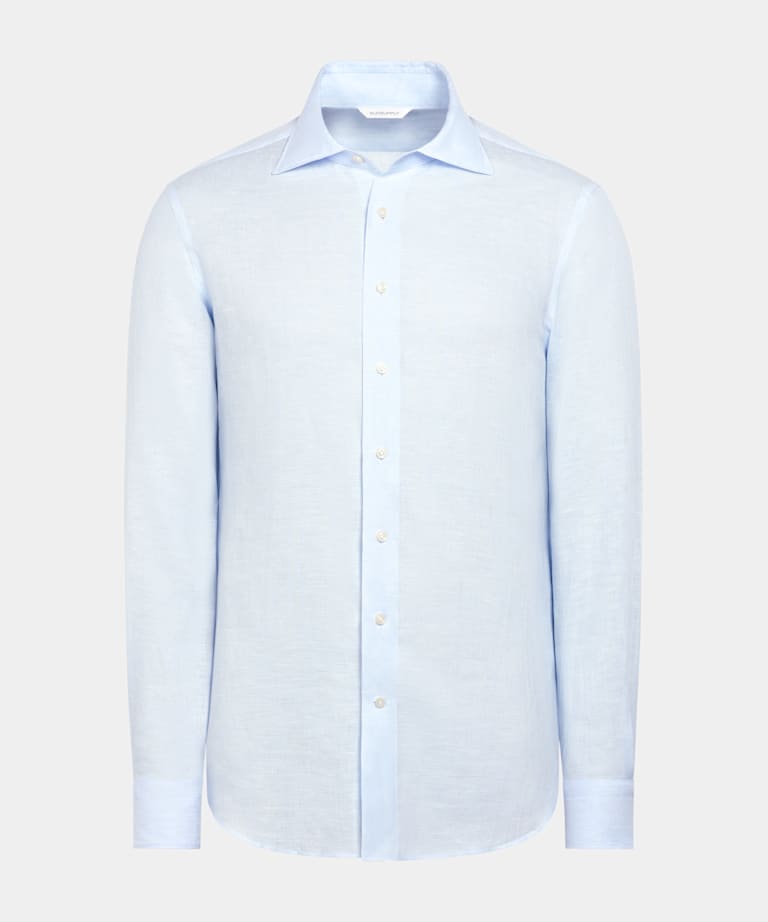 Camisa azul claro corte Tailored