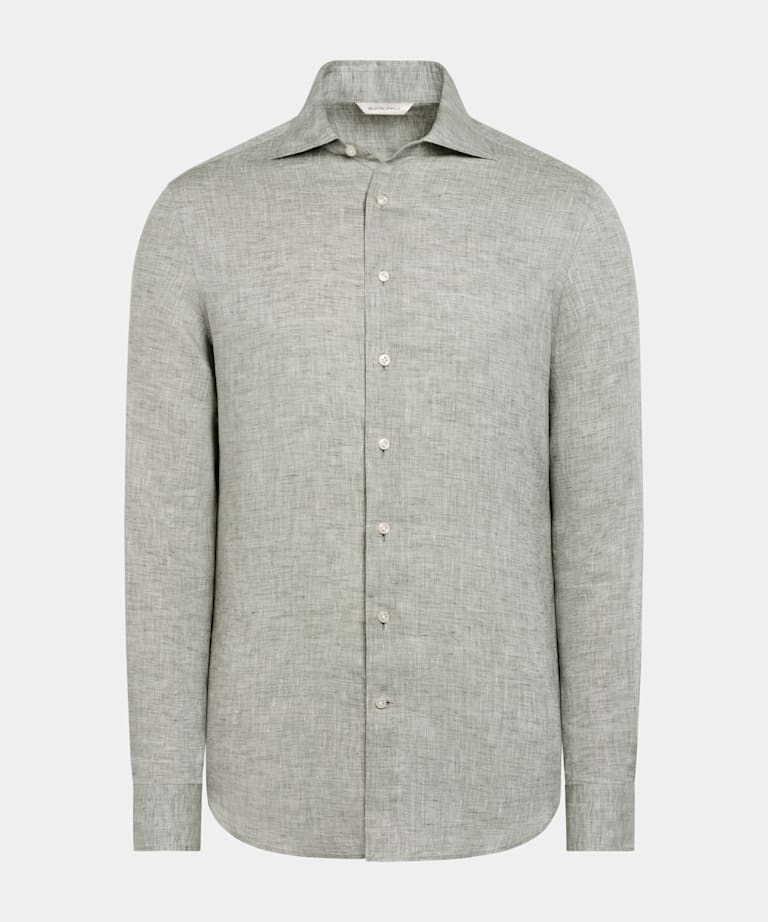Light Green Tailored Fit Shirt