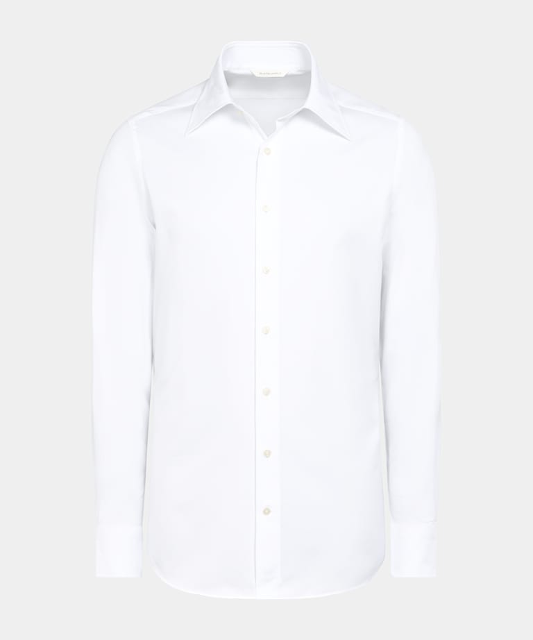 White Point Collar Tailored Fit Shirt