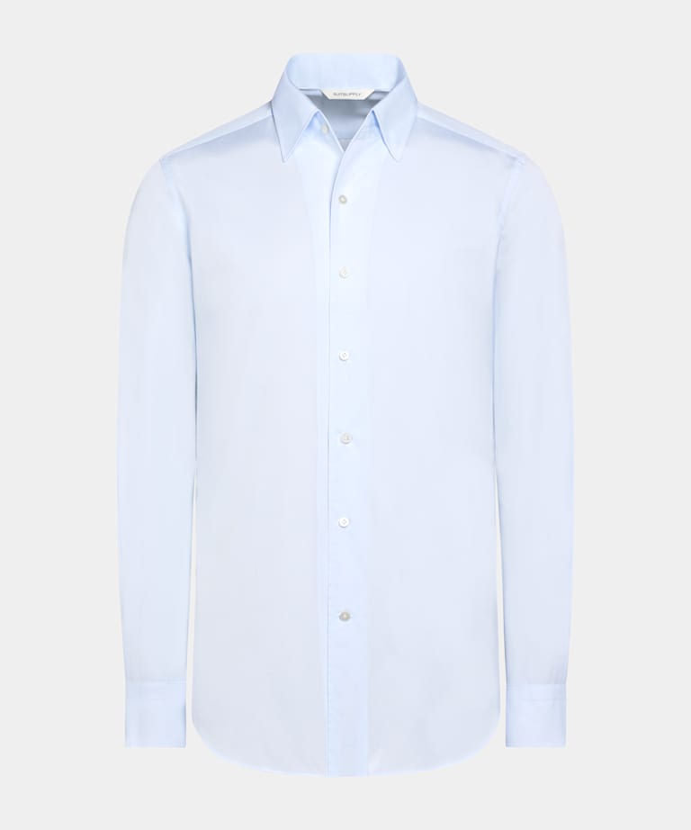 Light Blue Classic Collar Shirt