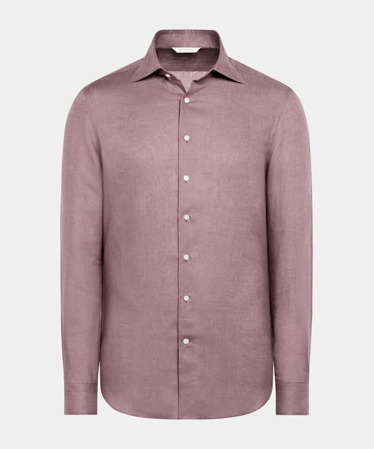 Purple Tailored Fit Shirt