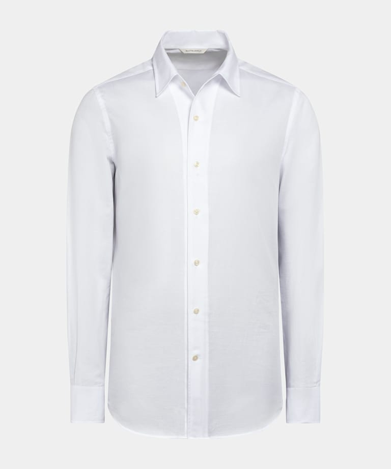 White Tailored Fit Shirt