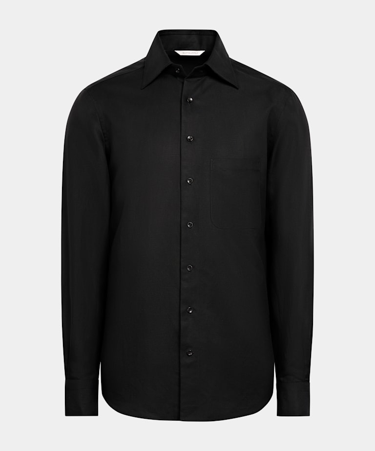 Camisa negra corte Relaxed