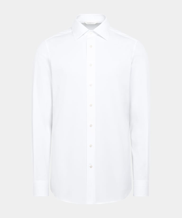 White Classic Collar Shirt