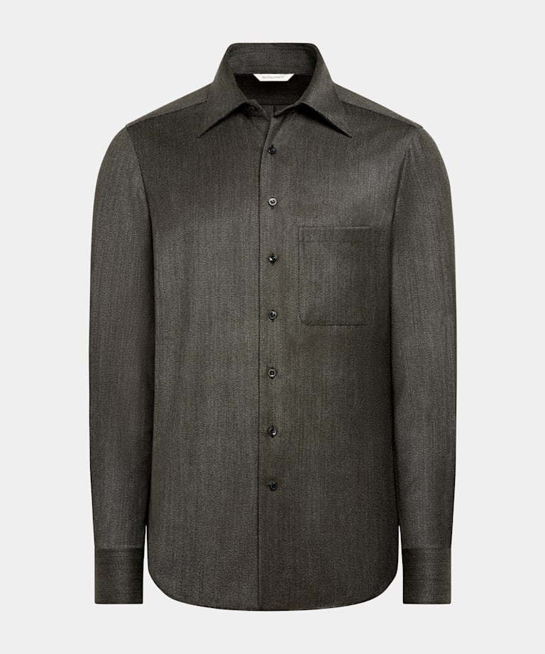 Green Wool Shirt