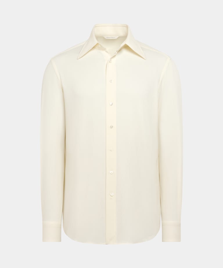 Off-White Wool Shirt
