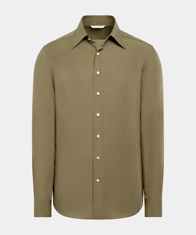 Green Lyocell Shirt