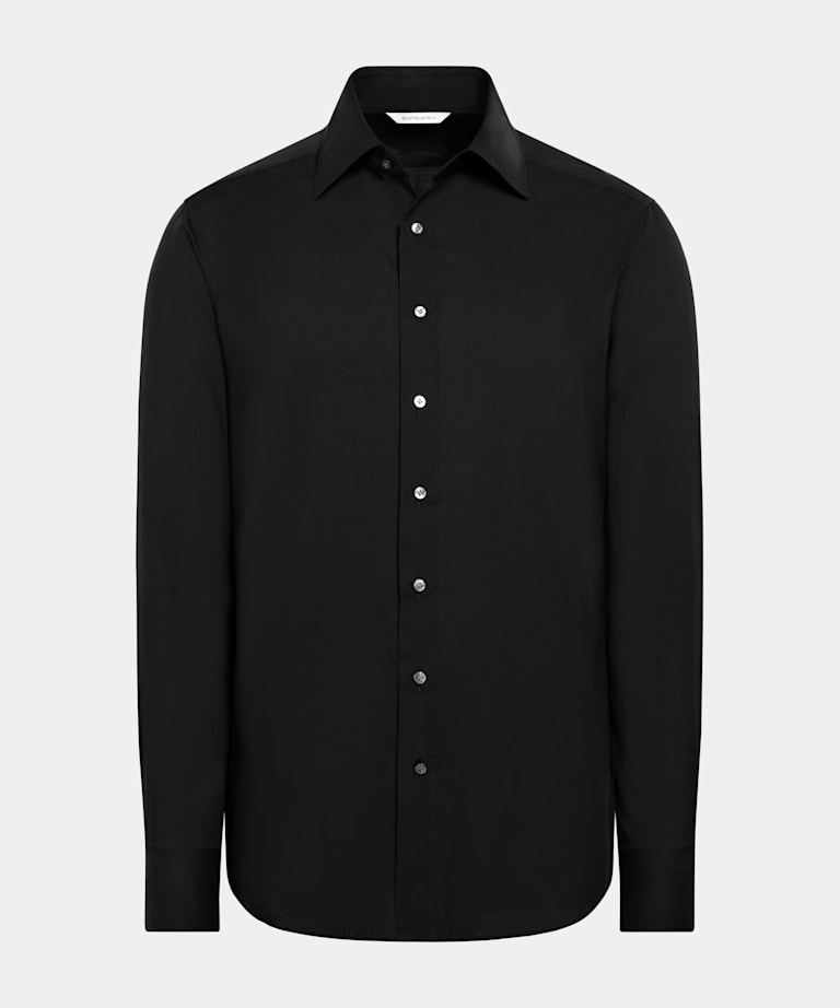 Black Cotton Shirt