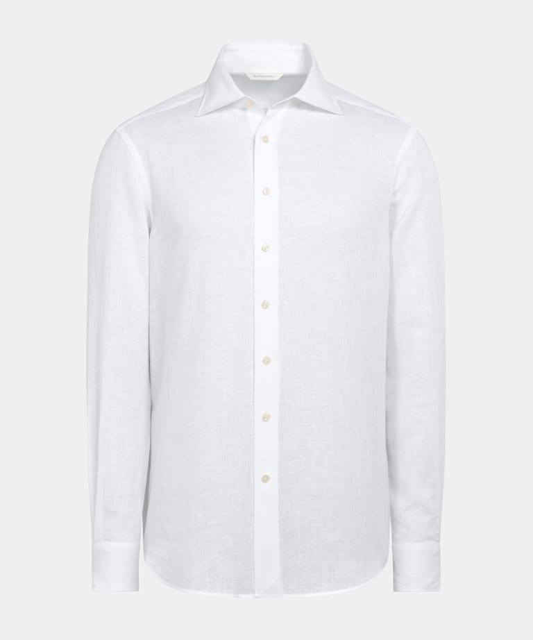White Linen Shirt