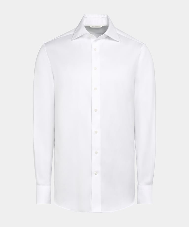 White Royal Oxford Slim Fit Shirt