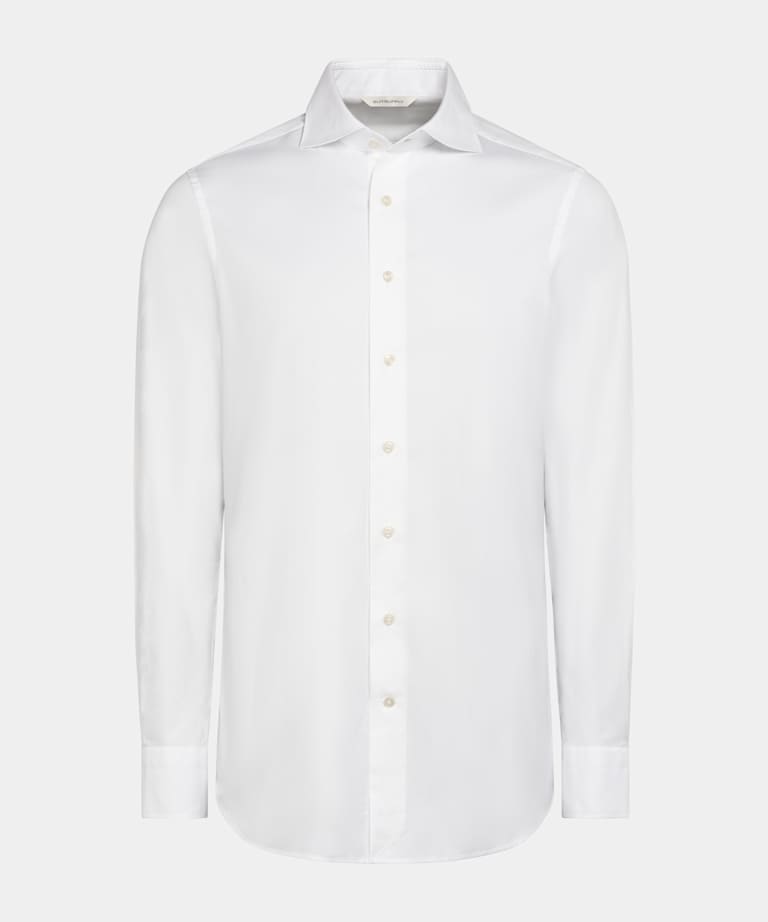 White Twill Extra Slim Fit Shirt