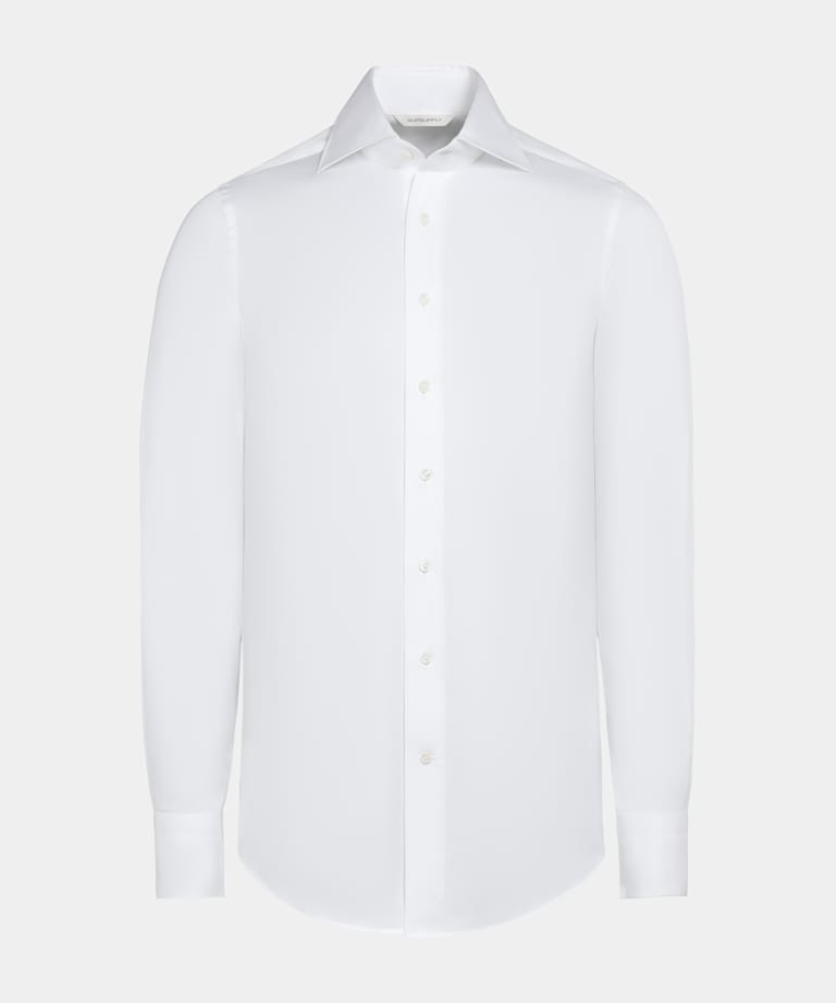 White Twill Extra Slim Fit Shirt