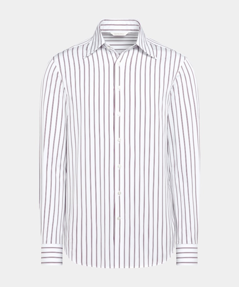 Dark Red Cotton Shirt