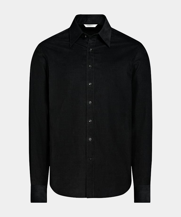 Black Corduroy Shirt