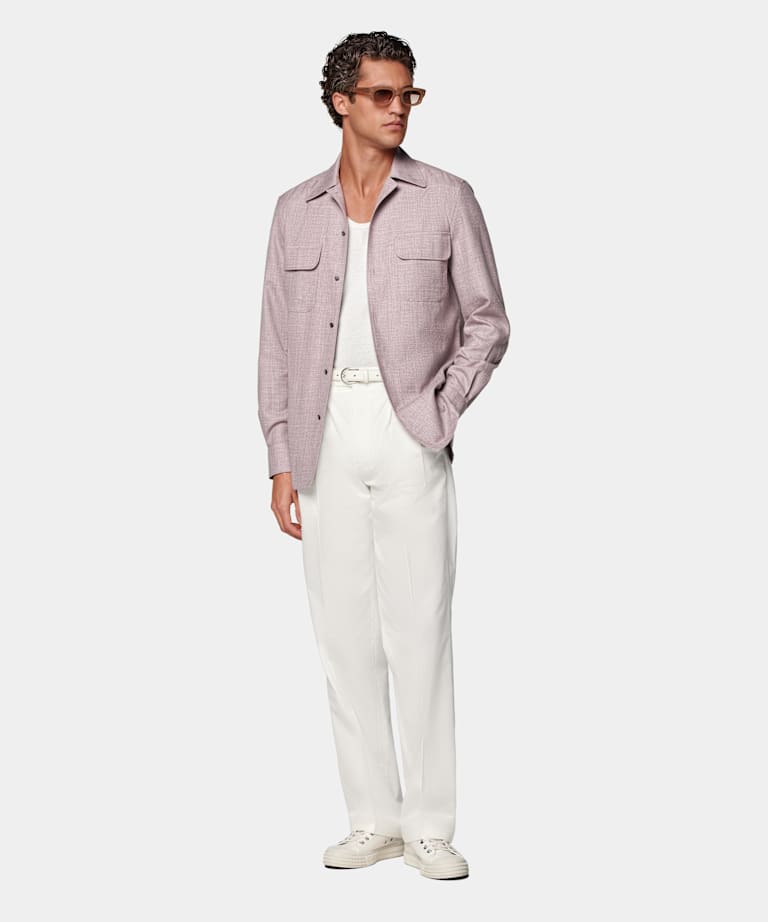 Purple Relaxed Fit Shirt