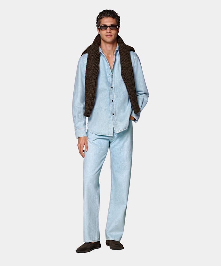 Light Blue Cotton Shirt