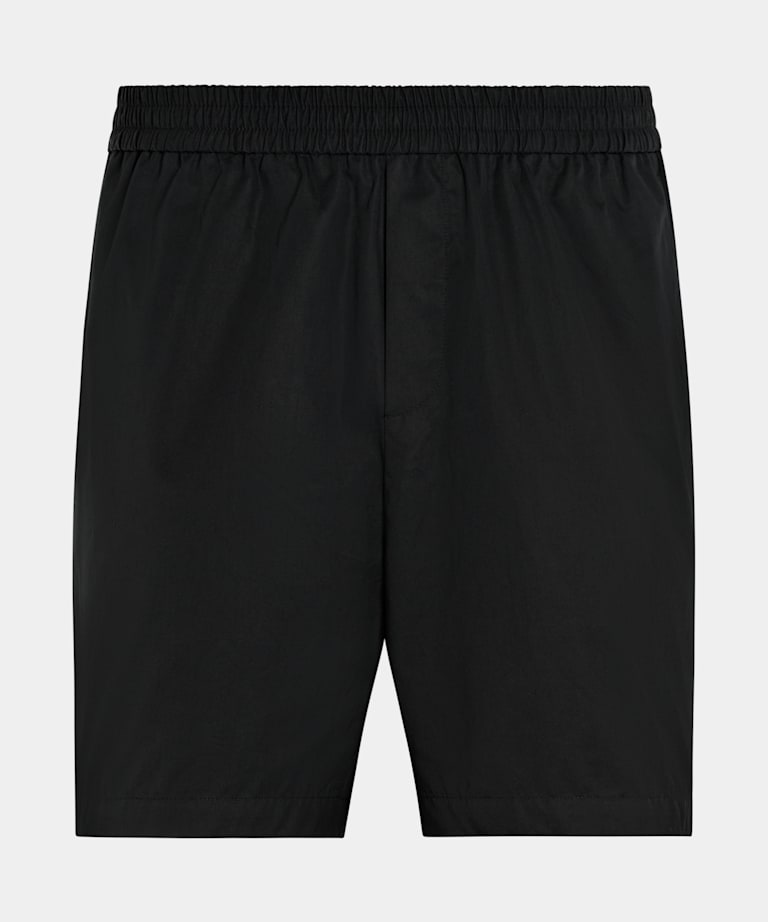 Short Straight Leg noir