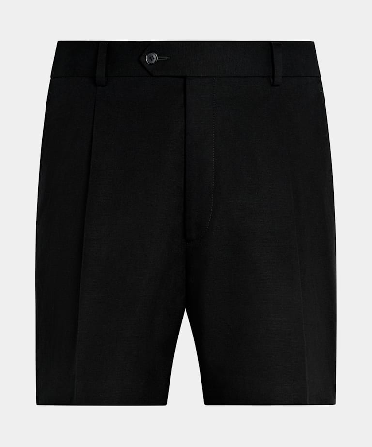 Short Straight Leg noir