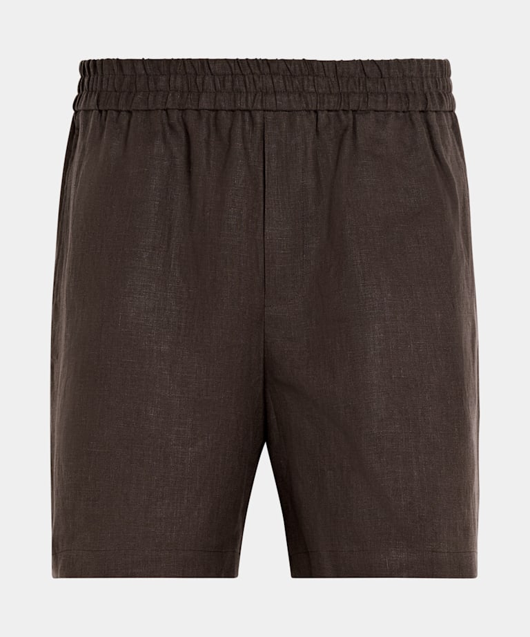 Short Straight Leg marron moyen