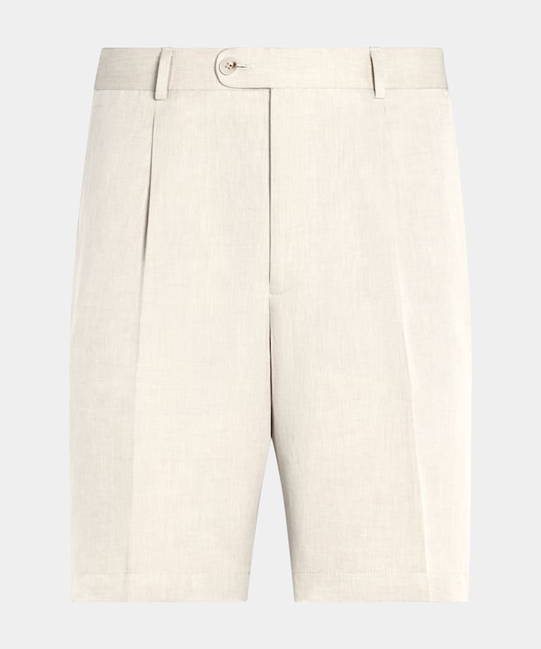 Sand Straight Leg Shorts