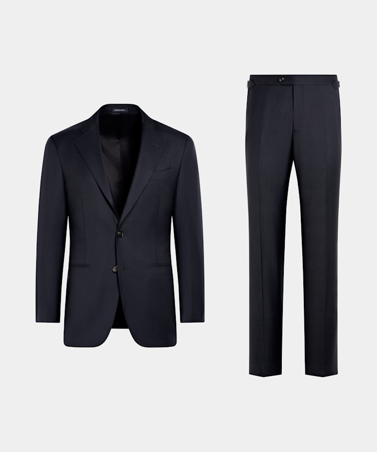 Navy Tailored Fit Havana Suit