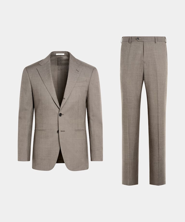 Traje Havana gris topo corte Tailored