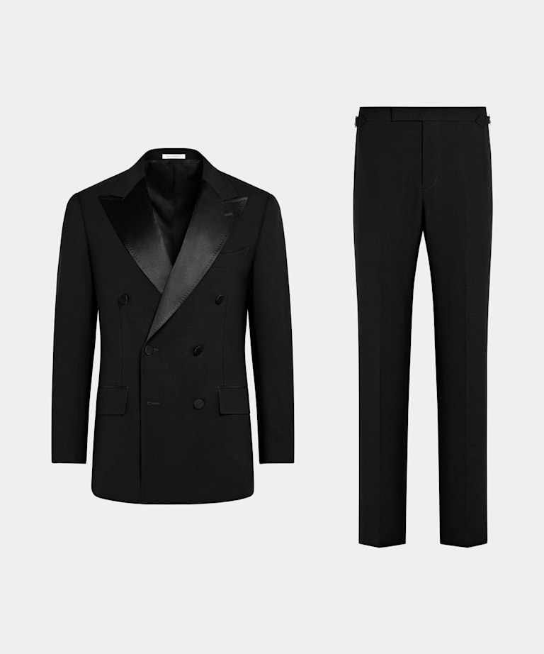 Black Tailored Fit Milano Tuxedo